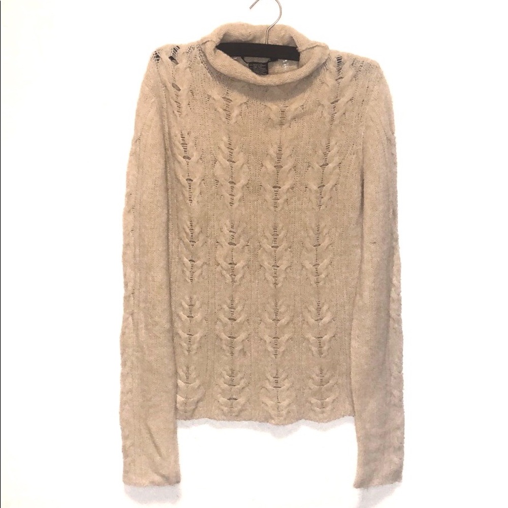 theory Cream Knit cowl neck Sweater Small